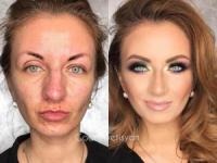 ۱۴ عکس باورنکردنی از قبل و بعد آرایش زنان